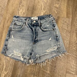 Agolde Jaden Shorts - Light Blue sz 24